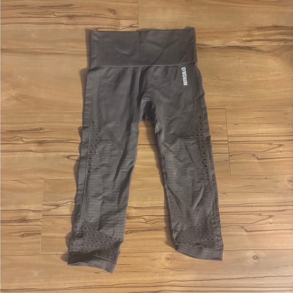 Gymshark Energy Seamless Crops Mauve Leggings - Picture 3 of 6